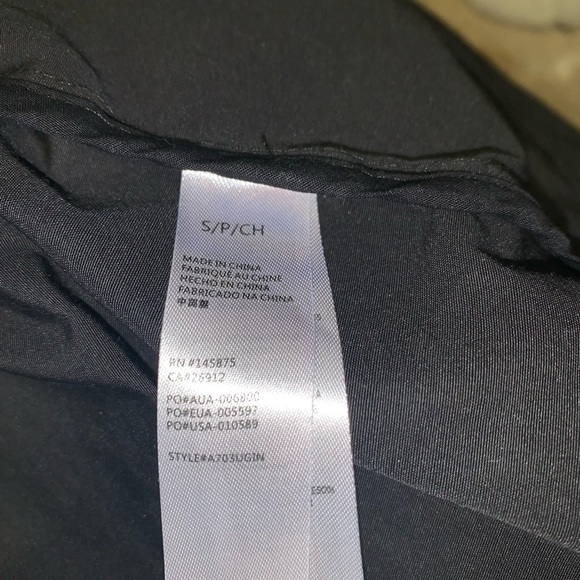 Revolve Amuse Society Black Ginger Woven Trench Coat Jacket Size Small Ruffle - Picture 8 of 9